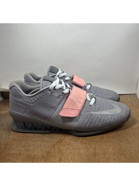 Nike Romaleos 3 XD Men’s 12.5 Weightlifting Atmosphere Grey Pink Tint AO7987-002 main image 8
